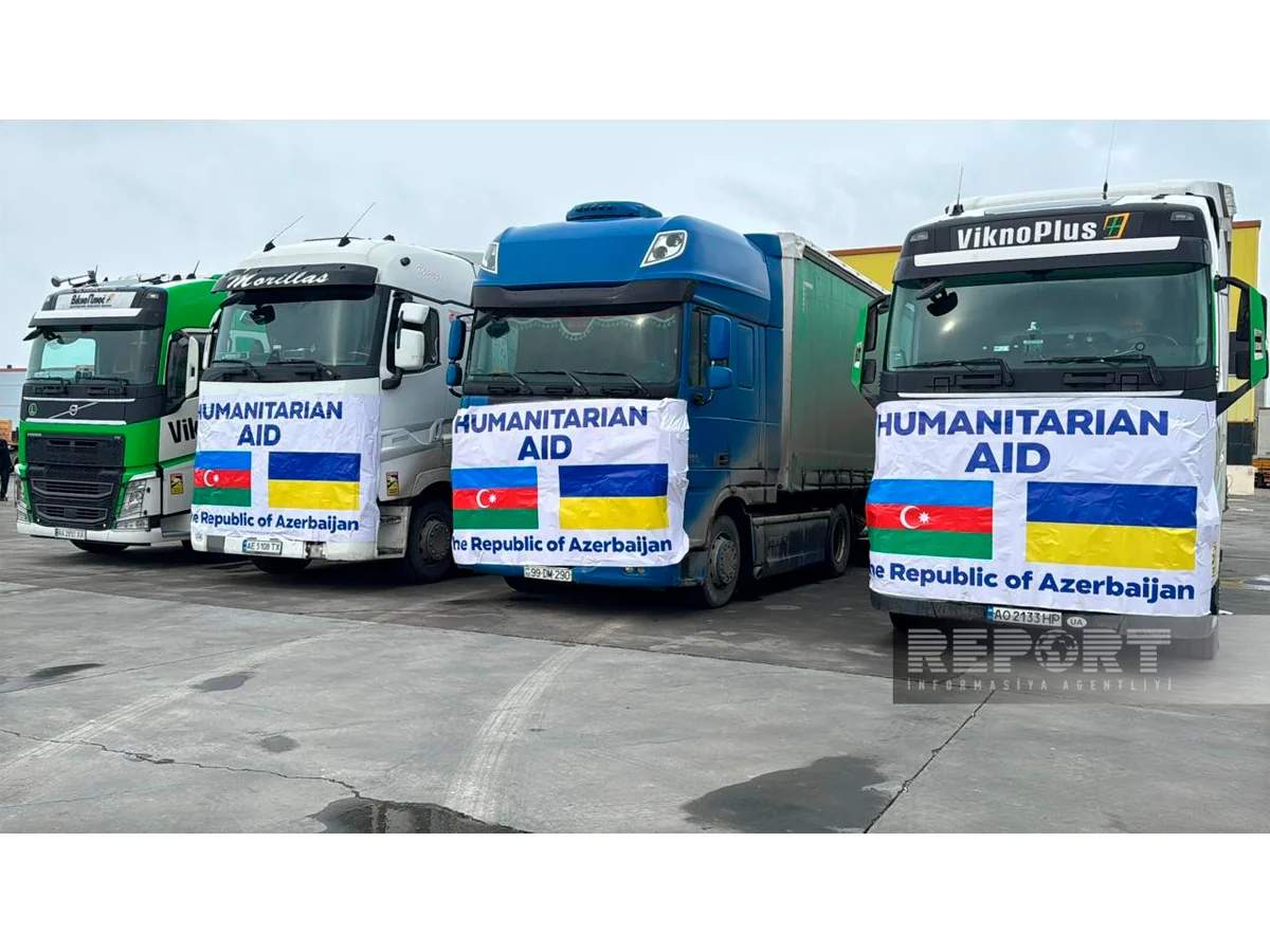 Azerbaijan sends another $1M worth of humanitarian aid to Ukraine