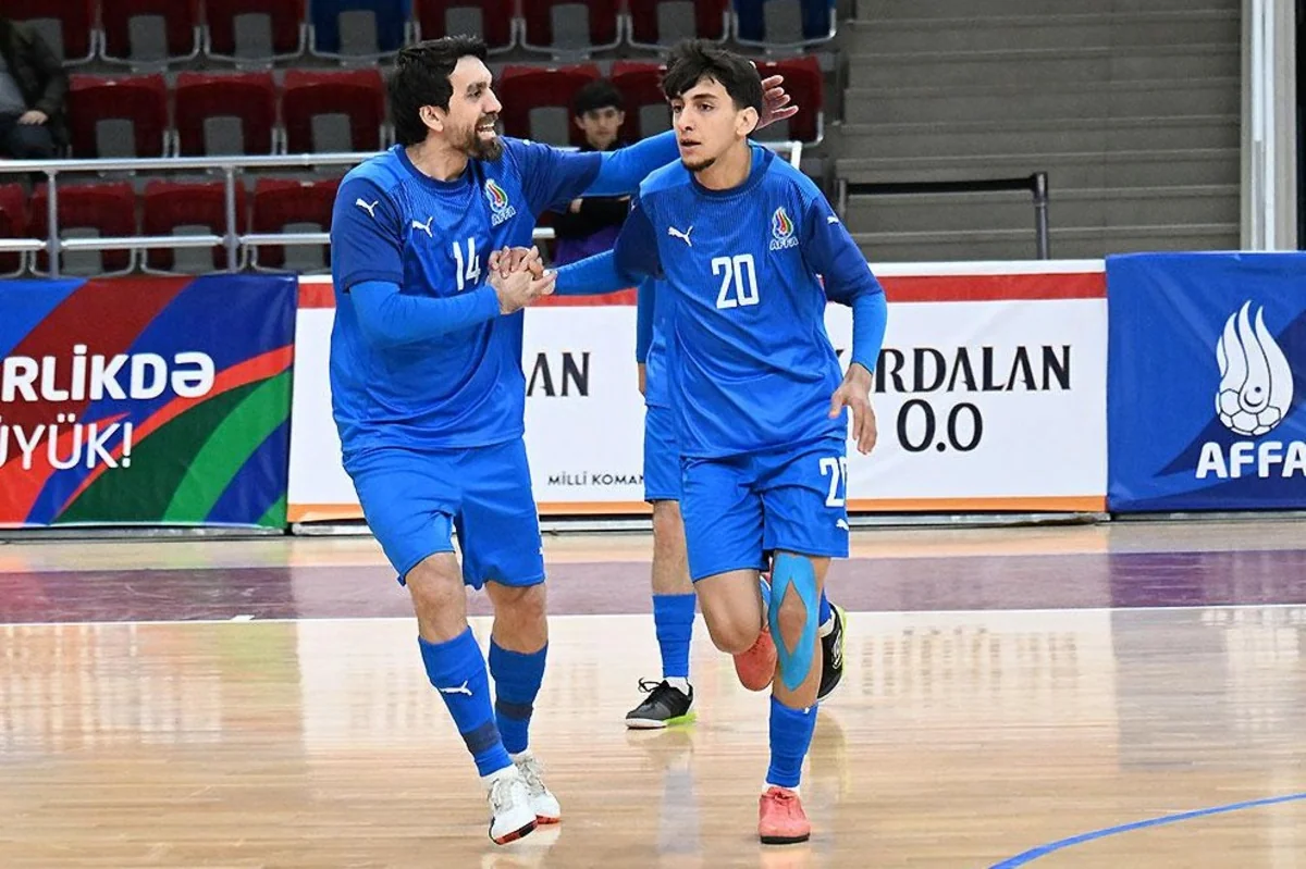 Futzal üzrə Azərbaycan millisi ikinci yoldaşlıq görüşündə qələbə qazanıb