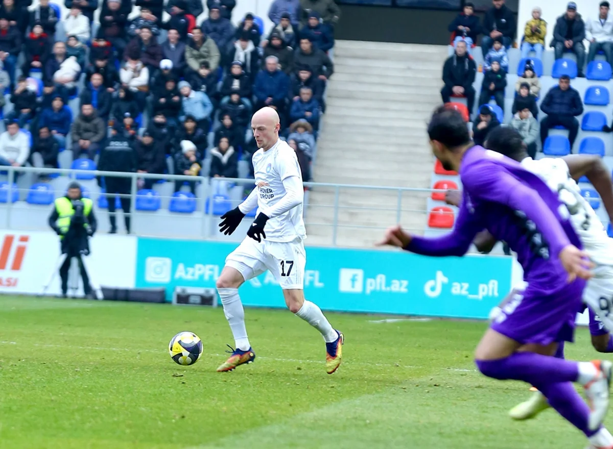 Turan Tovuzun futbolçusu Azərbaycan çempionatlarında yubiley qolunu vurub
