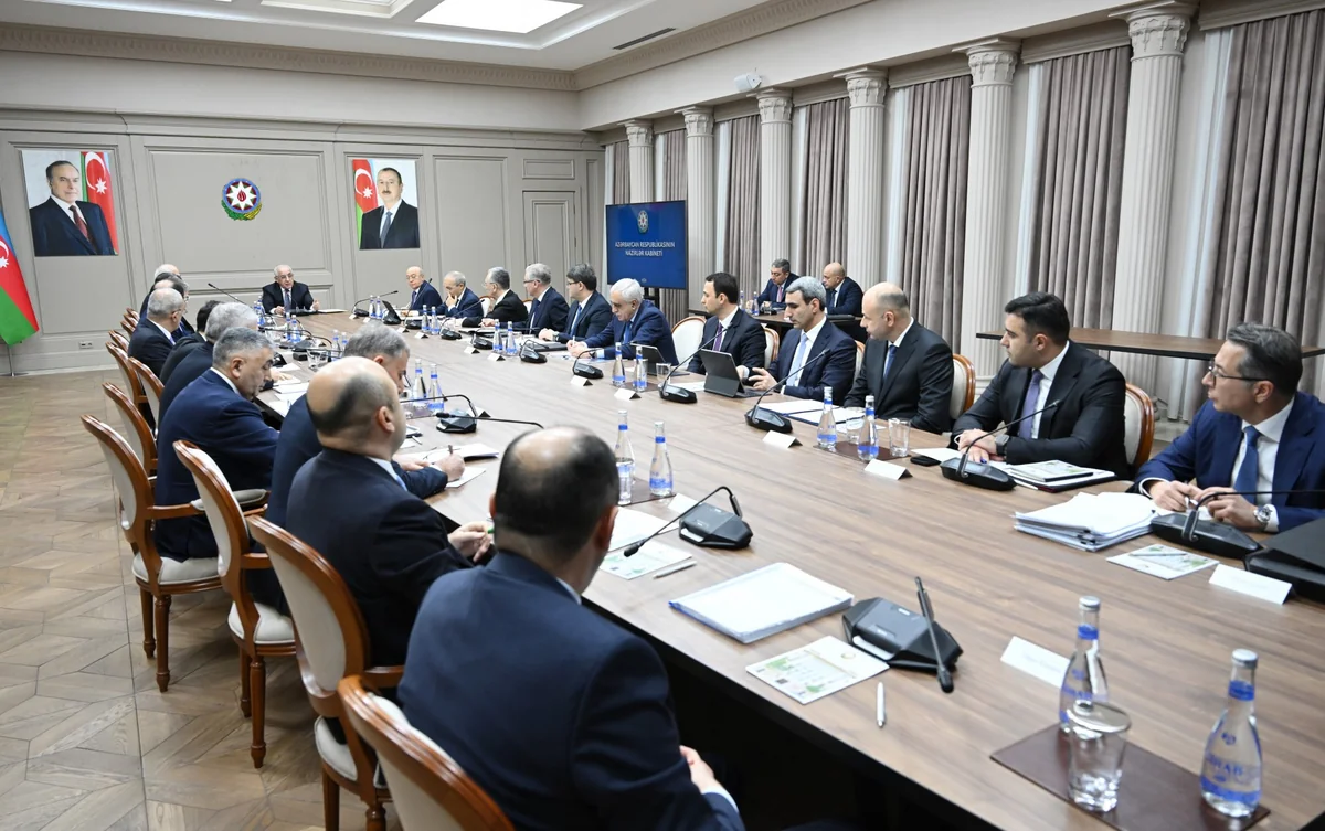 Nazirlər Kabinetində Xəzərin və Bakı buxtasının ekoloji vəziyyətinə dair iclas keçirilib