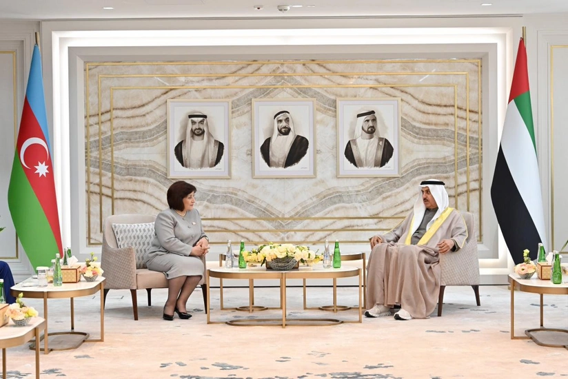 Azerbaijani Parliament speaker meets with Chairman of UAE Federal National Council