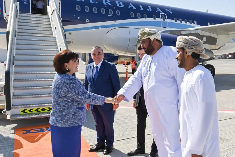 Sahibə Qafarova Omanda səfərdədir