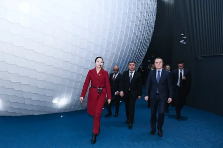 Ceyhun Bayramov Çin Kommunist Partiyasının Muzeyini ziyarət edib