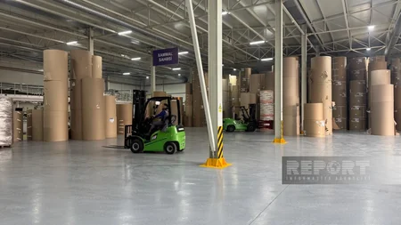 Bakı Karton və Qutu Fabrikində illik 55 milyon kvadratmetr məhsul istehsal olunacaq