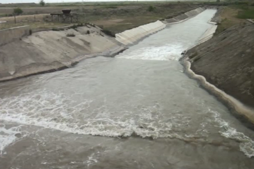 Cənubi Muğan kanalına suyun verilişi müvəqqəti dayandırılıb