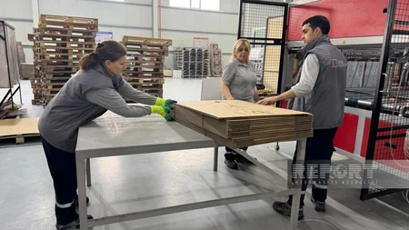 Bakı Karton və Qutu Fabrikində illik 55 milyon kvadratmetr məhsul istehsal olunacaq