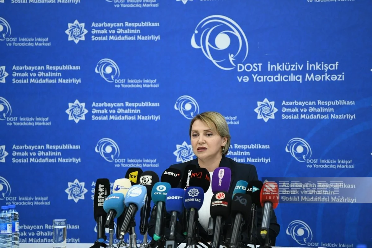 DOST İnklüziv İnkişaf və Yaradıcılıq Mərkəzində olan benefisiarların sayı açıqlanıb