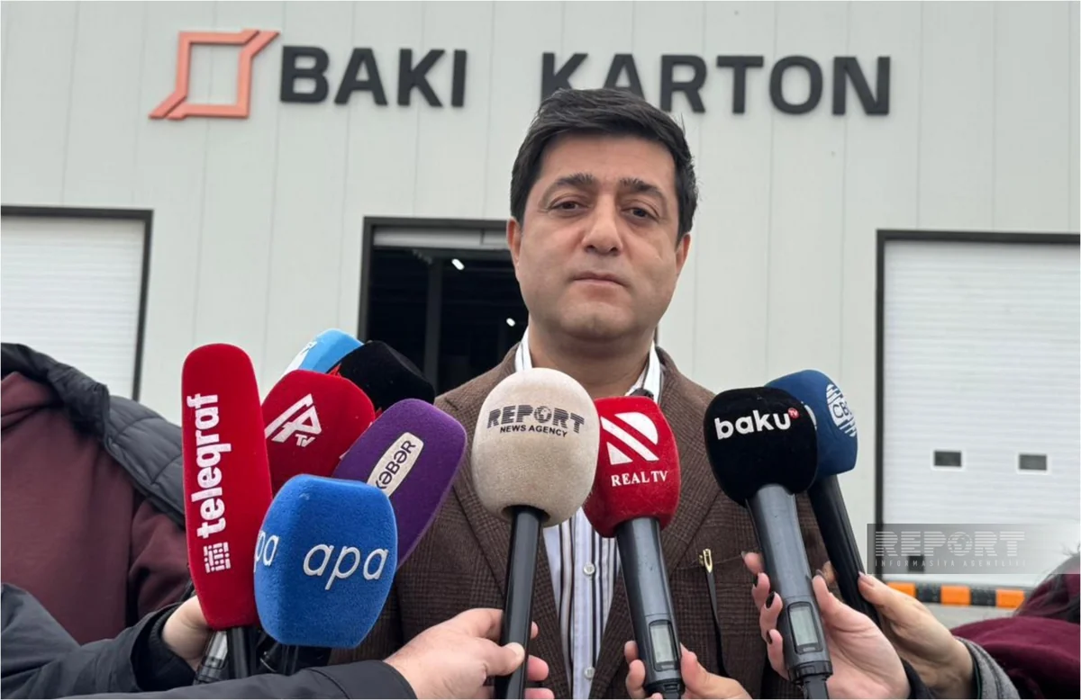 Bakı Karton və Qutu Fabrikində istifadə edilən xammal Rusiya və Gürcüstandan gətirilir