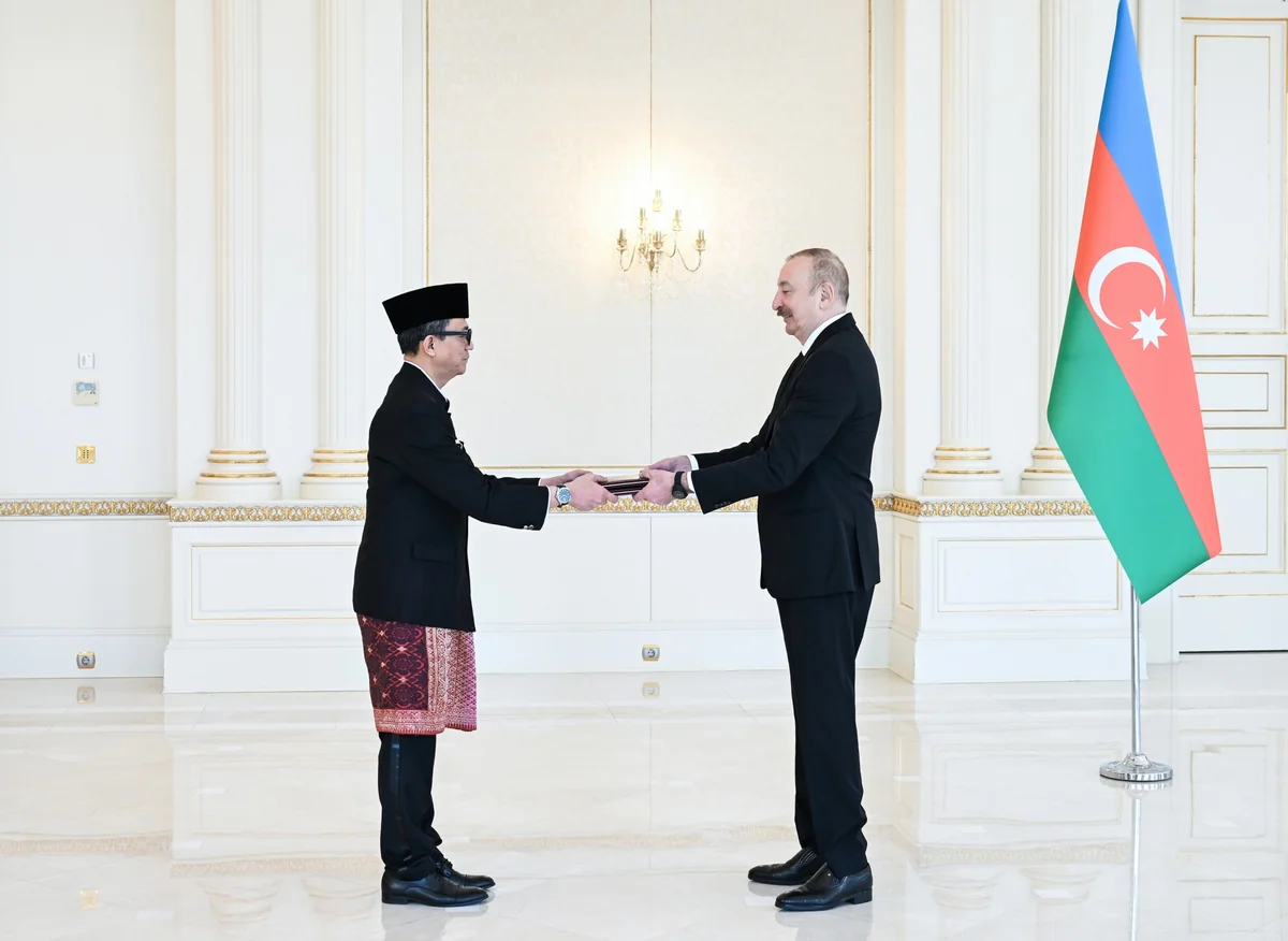 President Ilham Aliyev accepts credentials of newly appointed ambassador of Indonesia to Azerbaijan - UPDATED