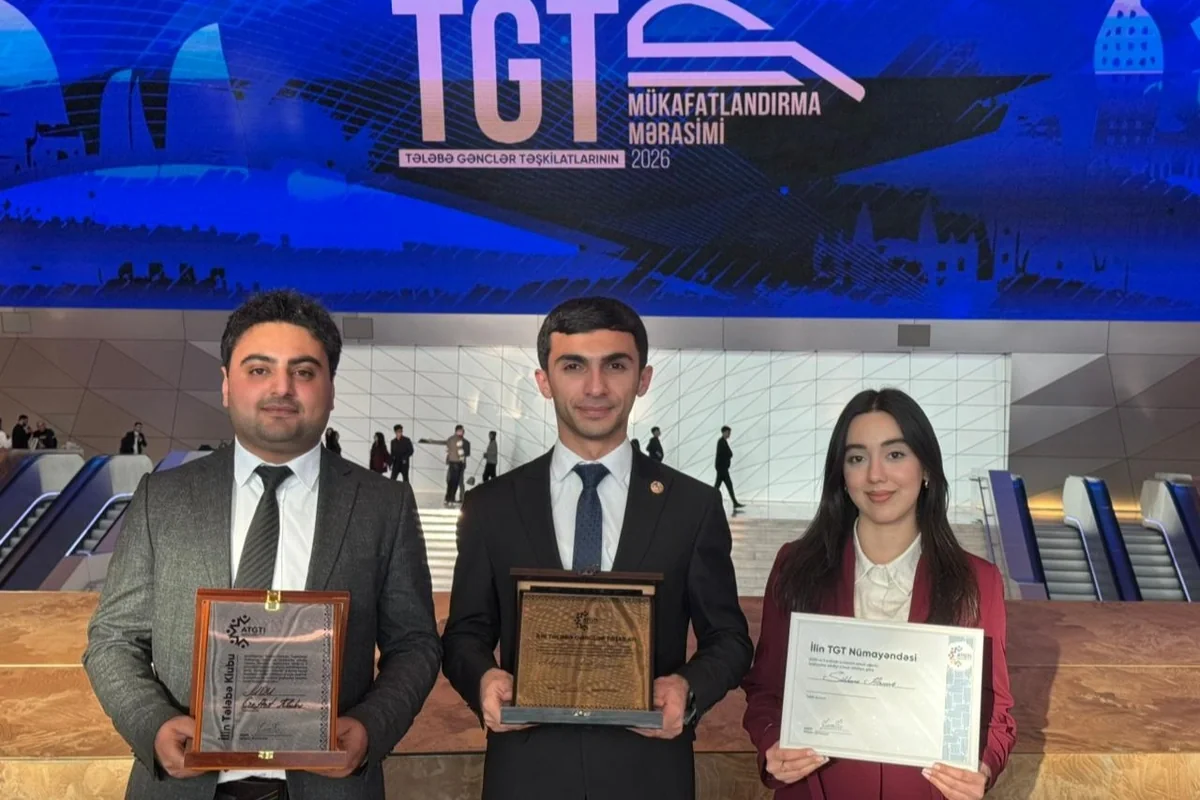 Mingəçevir Dövlət Universitetinin Tələbə Gənclər Təşkilatı İlin Tələbə Gənclər Təşkilatı seçilib