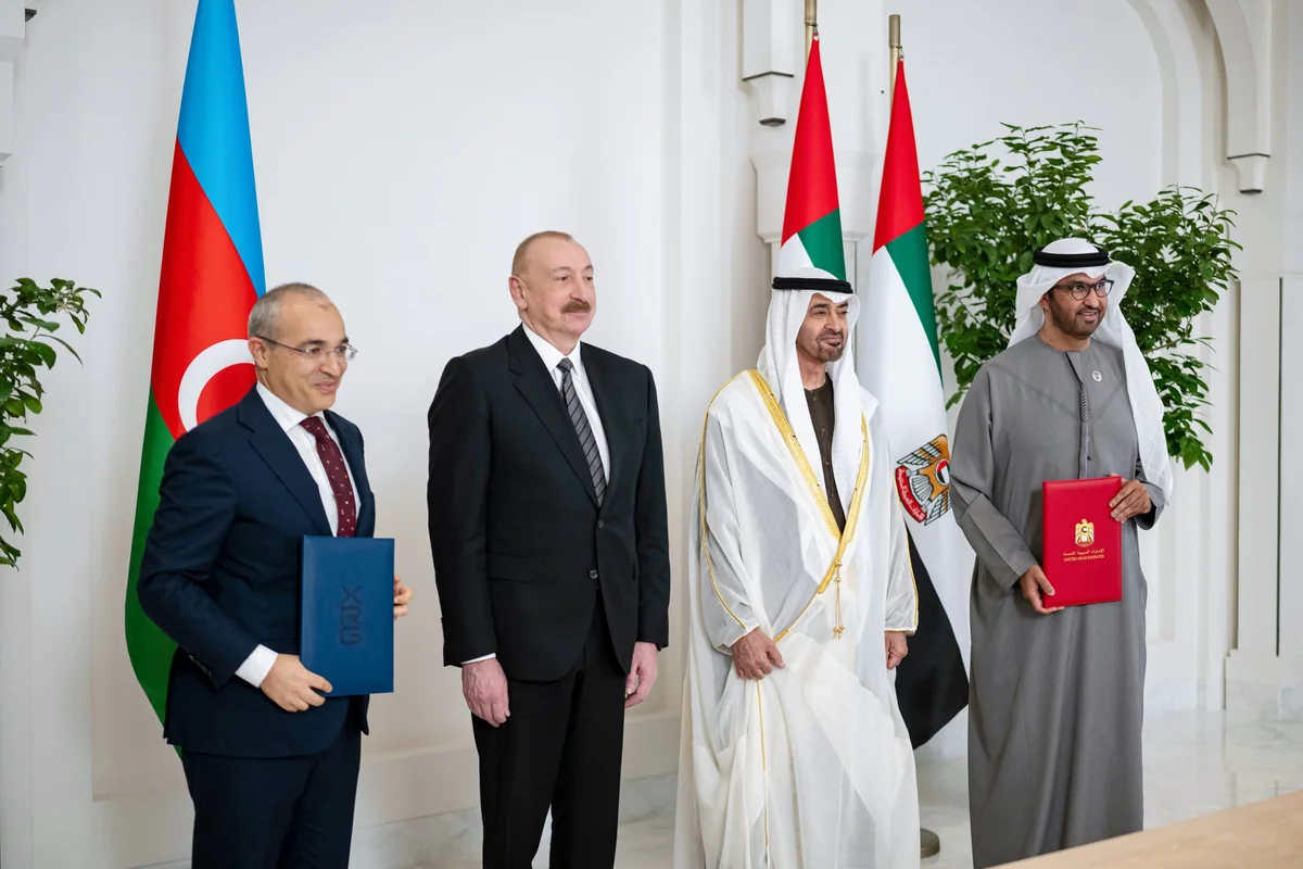 Azerbaijan, UAE sign documents on energy and defense