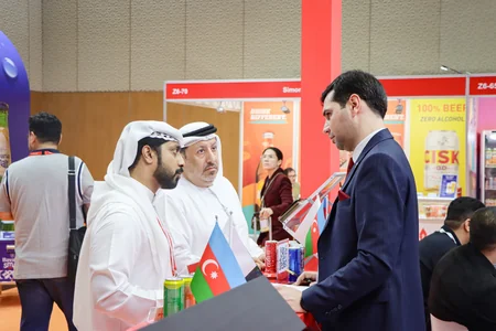Cahan Holdingə məxsus ENNA içki fabriki Gulfood 2026 sərgisində - FOTOLAR