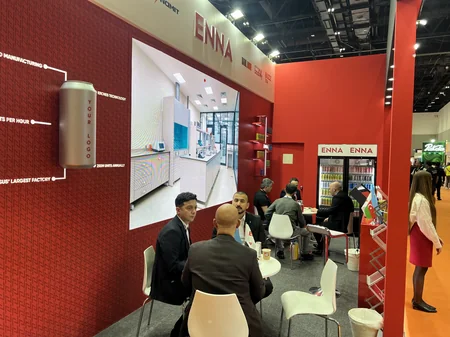 Cahan Holdingə məxsus ENNA içki fabriki Gulfood 2026 sərgisində - FOTOLAR