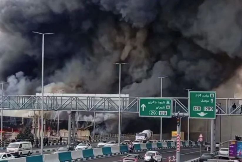 İranda bazar yanır