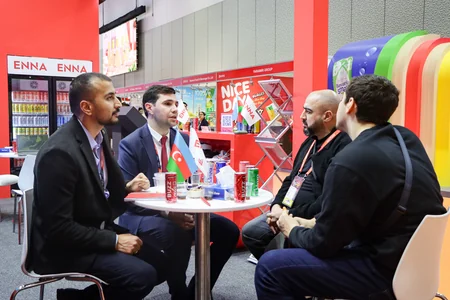 Cahan Holdingə məxsus ENNA içki fabriki Gulfood 2026 sərgisində - FOTOLAR