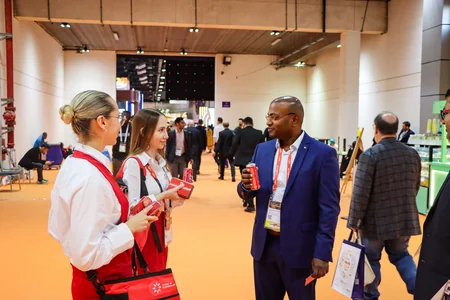 Cahan Holdingə məxsus ENNA içki fabriki Gulfood 2026 sərgisində - FOTOLAR