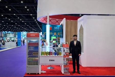 Cahan Holdingə məxsus ENNA içki fabriki Gulfood 2026 sərgisində - FOTOLAR