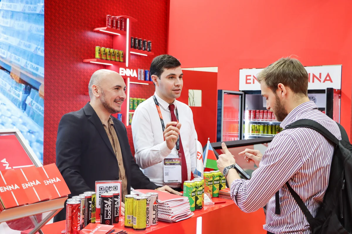 Cahan Holdingə məxsus ENNA içki fabriki Gulfood 2026 sərgisində - FOTOLAR