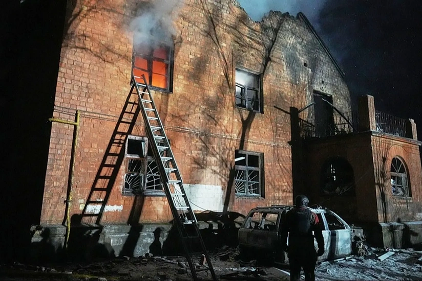 Kiyevə PUA hücumu olub, iki nəfər yaralanıb