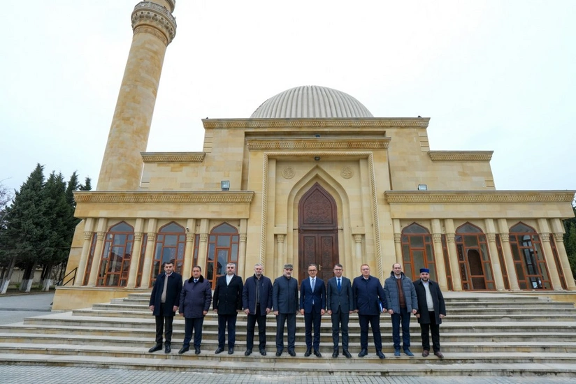 Ramin Məmmədov Sumqayıtda dini ibadətgahları ziyarət edib