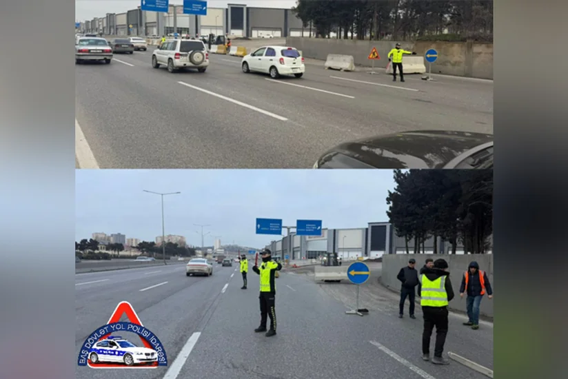 Sulutəpə dairəsi istiqamətində nəqliyyatın hərəkətinə məhdudiyyət tətbiq edilib