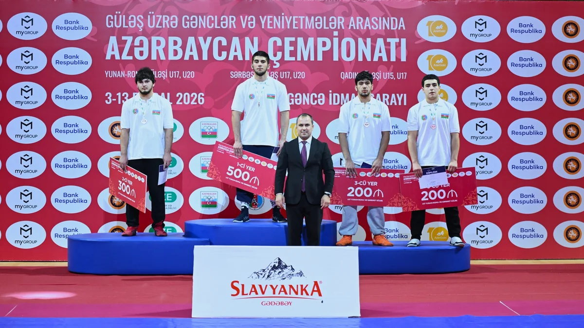 Güləş üzrə U-17 Azərbaycan çempionatında ilk qaliblər bəlli olub