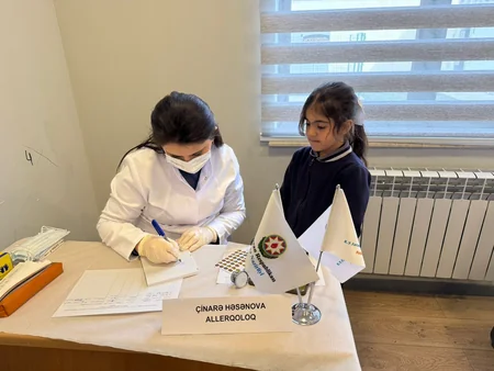 Səhiyyə Nazirliyi Ağdərədə uşaqlar üçün tibbi aksiya keçirib