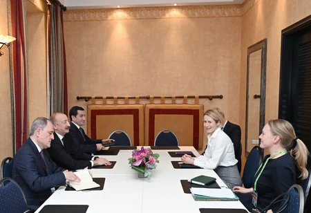President Ilham Aliyev met with the European Union's High Representative for Foreign Affairs and Security Policy in Munich - UPDATED