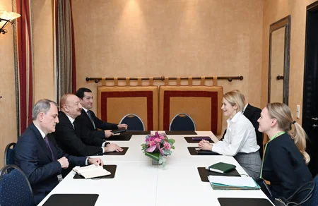 President Ilham Aliyev met with the European Union's High Representative for Foreign Affairs and Security Policy in Munich - UPDATED
