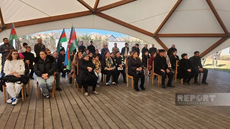 Xocalıya köçürülən daha 30 ailəyə mənzillərin açarları təqdim edilib - YENİLƏNİB