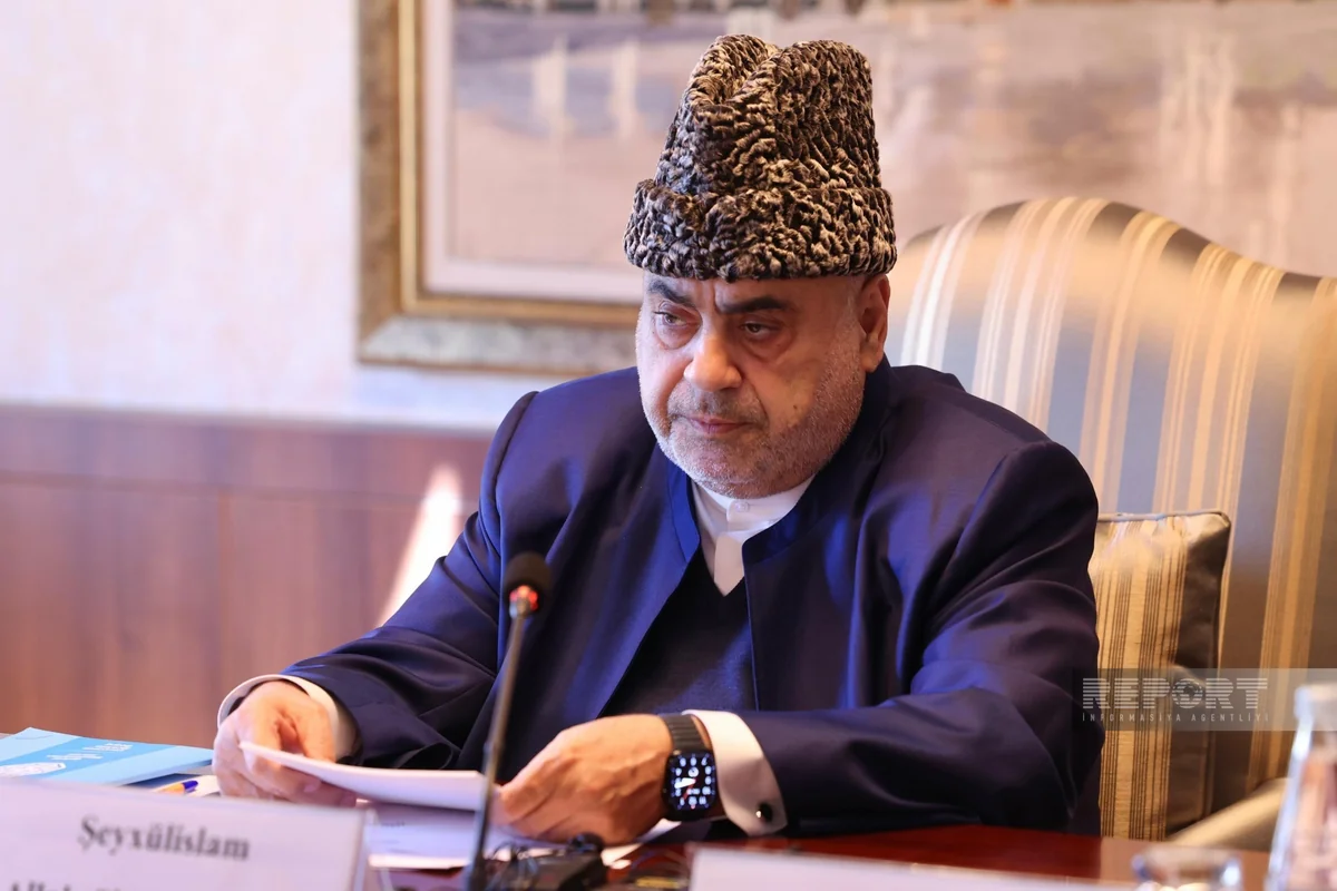Allahşükür Paşazadə: Tarixi ərazilərimizdə dini-mənəvi müstəvidə ədalətin bərpası əsas məsələlərdəndir