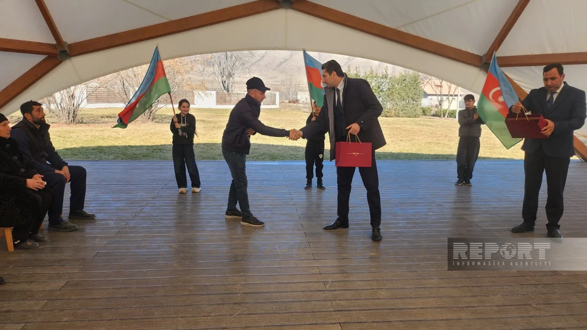 Xocalıya köçürülən daha 30 ailəyə mənzillərin açarları təqdim edilib - YENİLƏNİB
