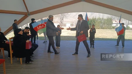 Xocalıya köçürülən daha 30 ailəyə mənzillərin açarları təqdim edilib - YENİLƏNİB