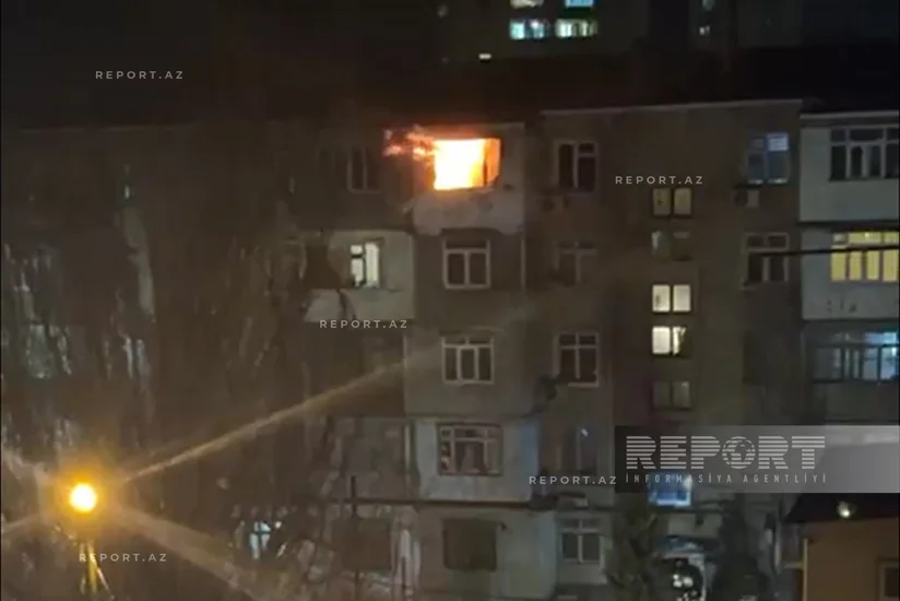 Sumqayıtda mənzildə baş verən yanğın söndürülüb - YENİLƏNİB