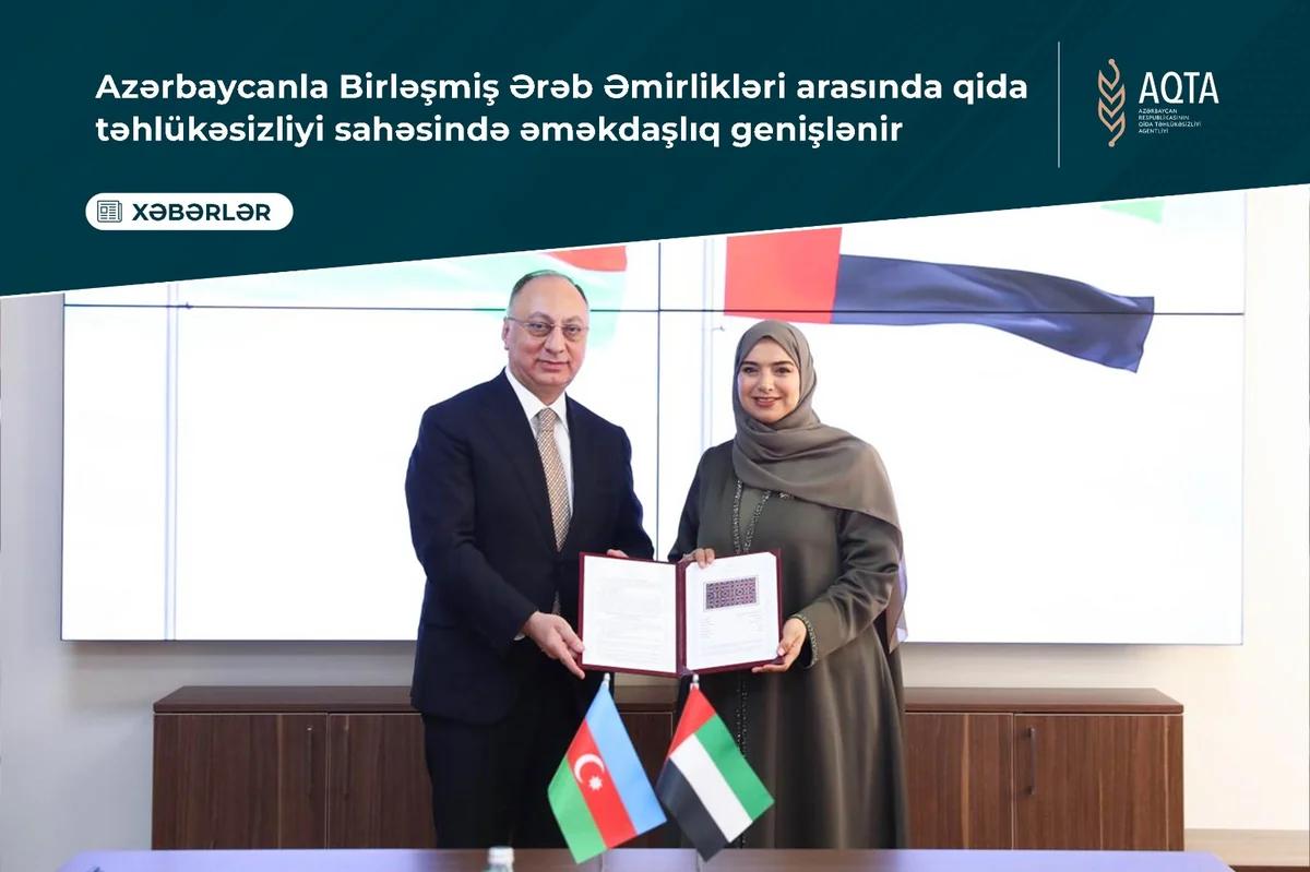 Azerbaijan, UAE sign MoU on food safety cooperation