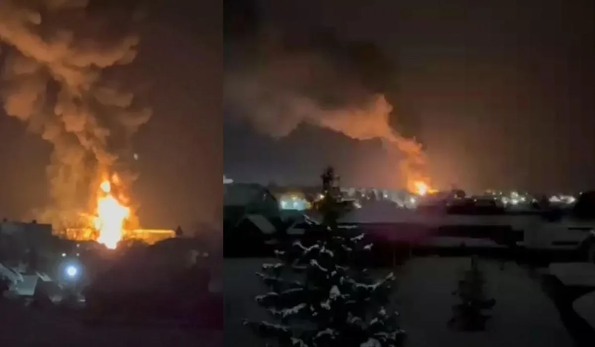 Беспилотники СБУ нанесли удар по нефтебазе в Псковской области