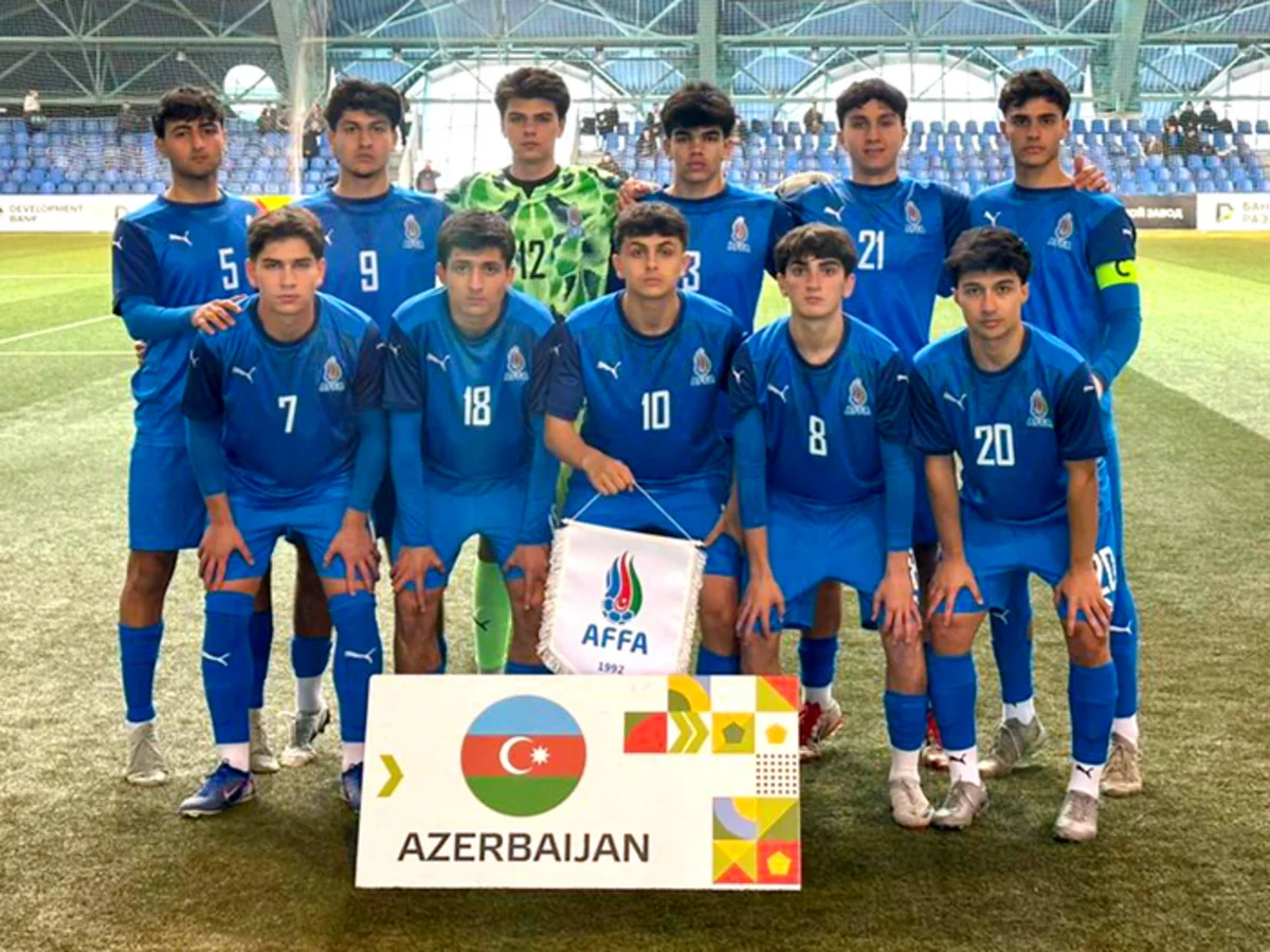 Azərbaycan millisi Beynəlxalq İnkişaf Turnirindəki ilk oyununda böyük hesabla uduzub