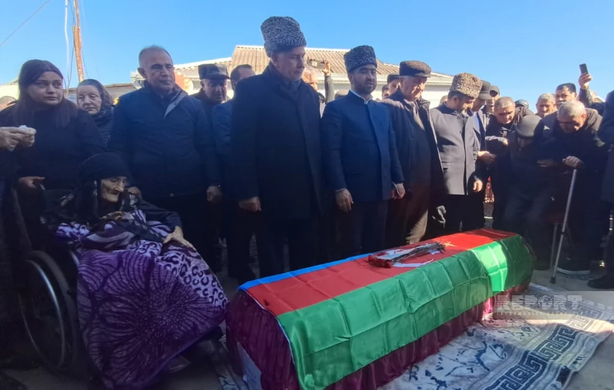 Ağdamda I Qarabağ müharibəsinin itkin-şəhidi Qurban Göyüşov dəfn edilib - YENİLƏNİB