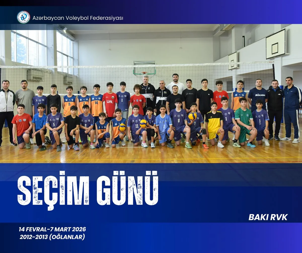 AVF yeniyetmə və gənc voleybolçular arasında seleksiya prosesini davam etdirir