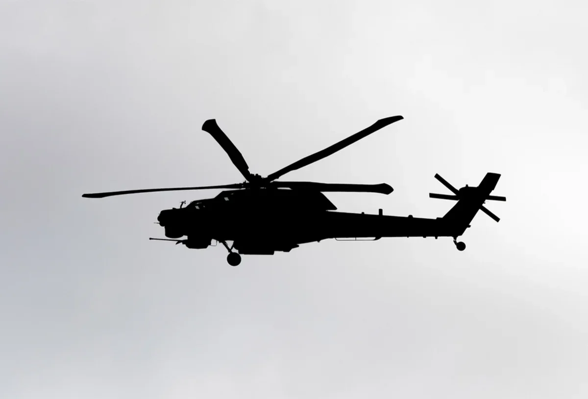 Rusiyada helikopter sərt eniş edib