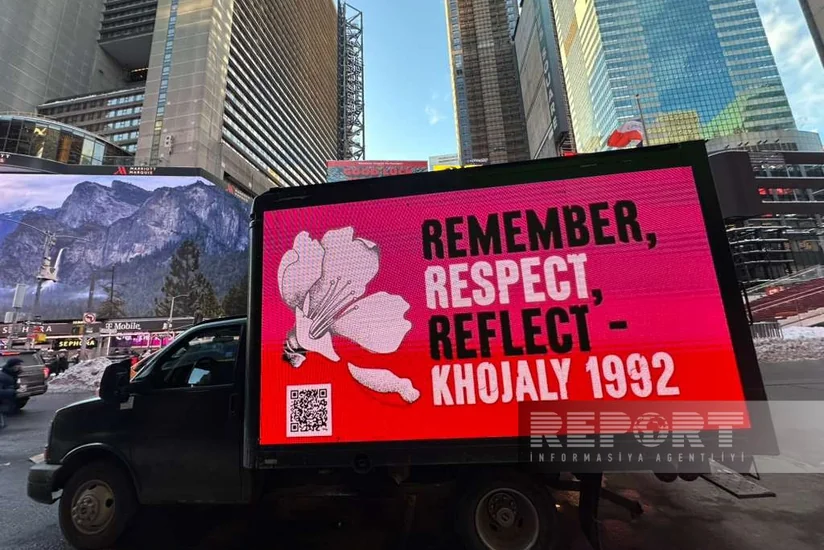 Nyu-Yorkda Xocalıya Ədalət məlumatlandırma aksiyası keçirilib