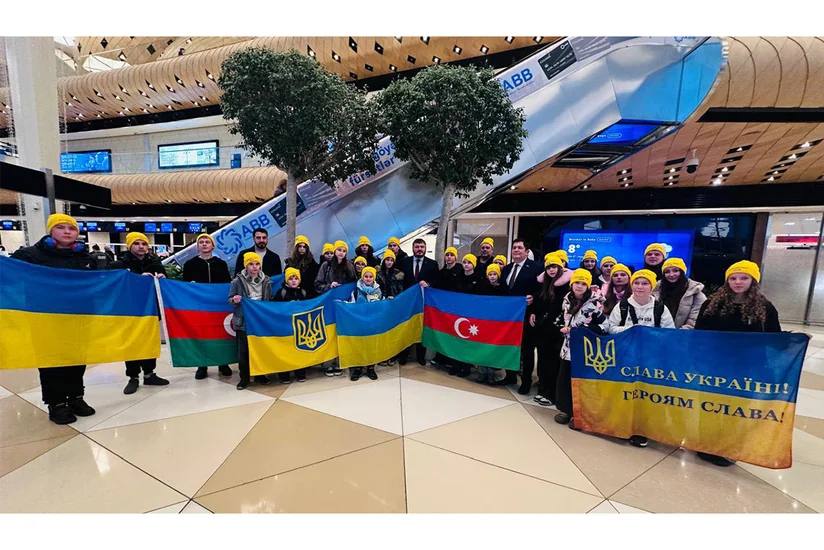 Reabilitasiya keçmək üçün daha bir qrup ukraynalı uşaq Bakıya gəlib