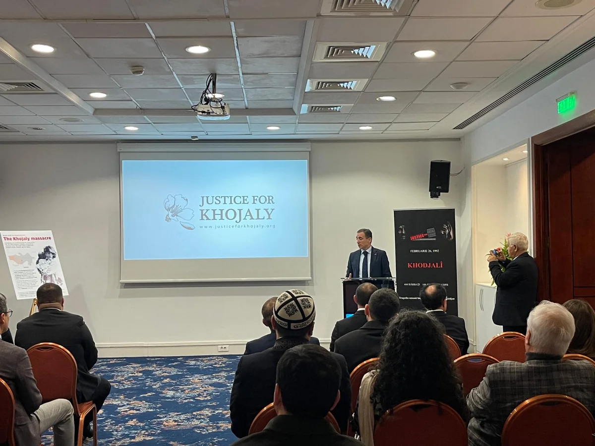 Anniversary of Khojaly tragedy marked in Bucharest