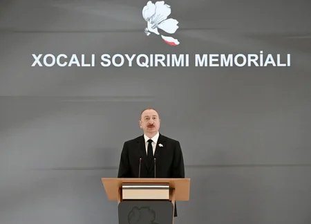 Prezident İlham Əliyev Xocalı Soyqırımı Memorialının açılışında iştirak edib - YENİLƏNİB-4