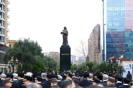Azerbaijan's Economy Ministry leadership honors memory of Khojaly victims