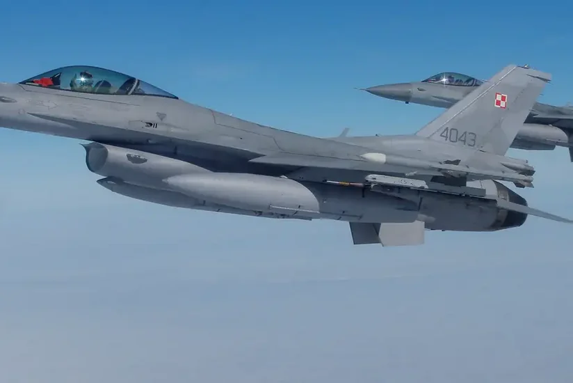 Polşa hərbi təyyarələri Rusiyanın Ukraynaya kütləvi hücumu fonunda havaya qaldırılıb