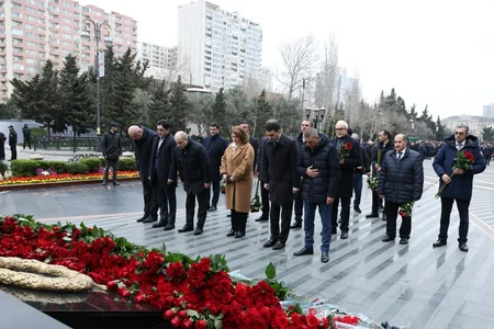 Azerbaijan's Economy Ministry leadership honors memory of Khojaly victims