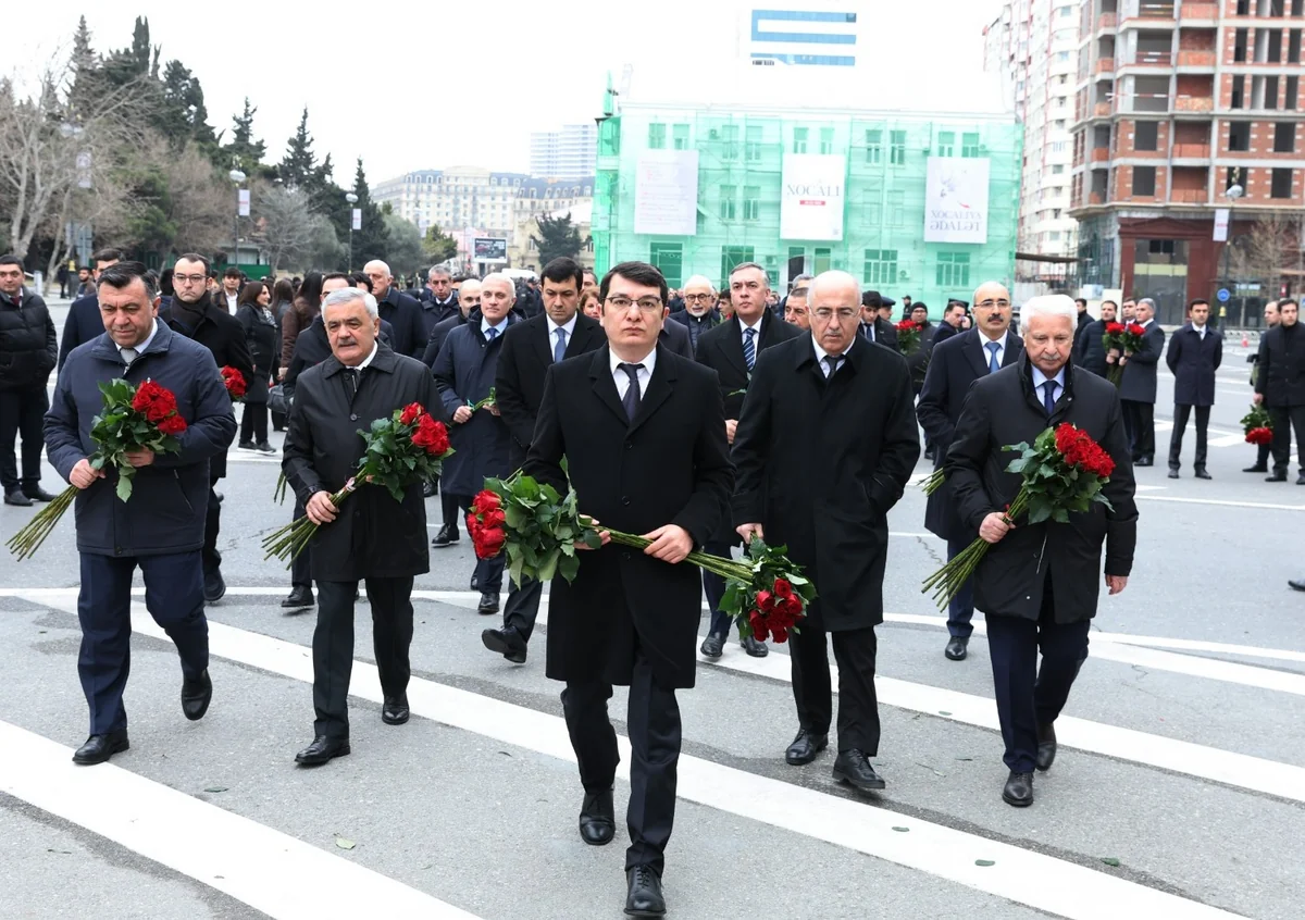 Azerbaijan's Economy Ministry leadership honors memory of Khojaly victims