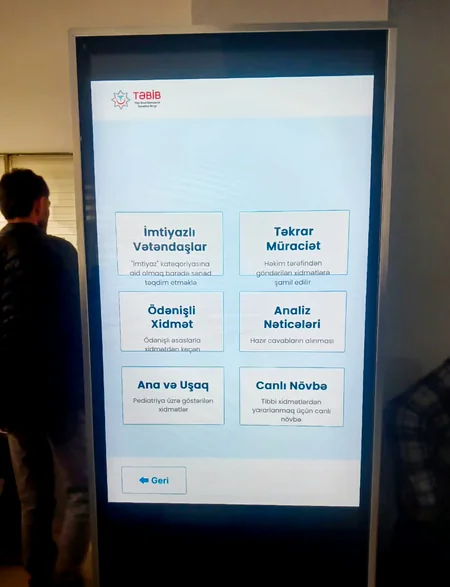 Masallı Rayon Mərkəzi Xəstəxanasında elektron növbə sistemi istifadəyə verilib
