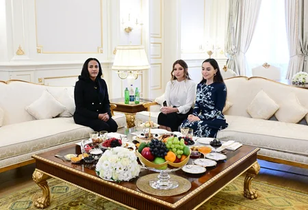 First Ladies of Azerbaijan and Ethiopia met in Baku